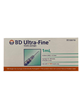 Insulin Syringe 1mL 29G - Box/100