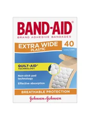 Band Aid® Strips Extra Wide 40