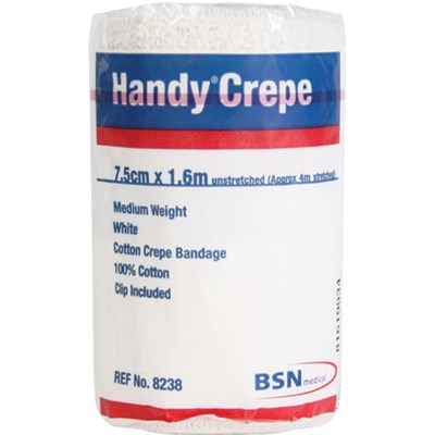 Handy®Crepe Medium 7.5cm x 1.6m - Pkt/12