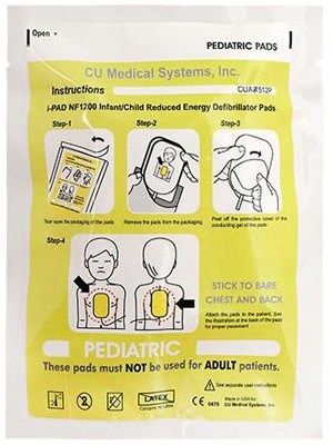 DEFIB PADS FR IPAD NF1200 CHILD SIZE - Pkt/2