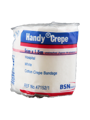 Handycrepe® Hospital Weight Crepe Bandage, 5cm x 1.5m – Pkt/12