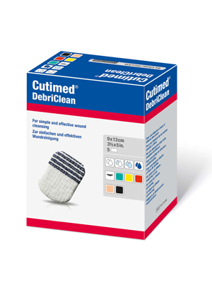 CUTIMED DEBRICLEAN STERILE 9X13CM 5'S
