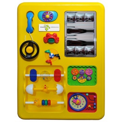 PLAY PANEL 700X980MM YELLOW WALL MOUNTED