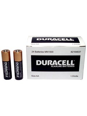 Duracell Coppertop Batteries #AA, Bulk pack - Pkt/24