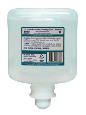 Chlorhexidine 2% Foaming Skin Cleanser 1L - Ctn/6