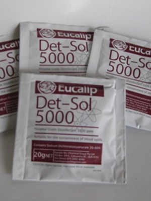 Det-Sol 5000 Hospital Grade Bleach Disinfectant - Box/250
