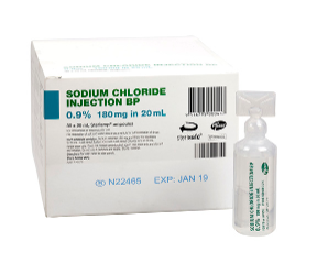 Sodium Chloride 0.9% For Injection 20m - Box/30
