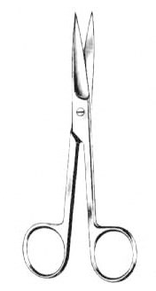 SCISSORS SH/SH STRAIGHT 14cm