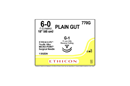 Plain Gut Absorbable Suture 45cm 6-0 G-1 11mm - Box/12