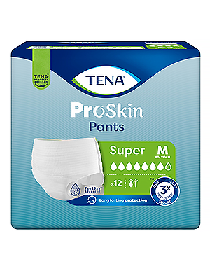 TENA ProSkin Absorbent Incontinence Pants Super Unisex Size MediumĀ