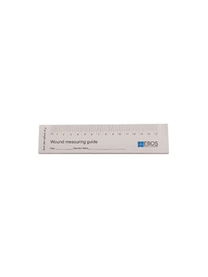 Wound Measuring Ruler Guide Pad EBOS Healthcare