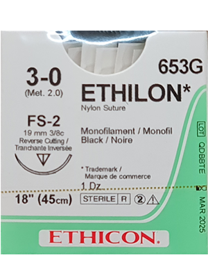 ETHILON 3/0 FS-2 653G