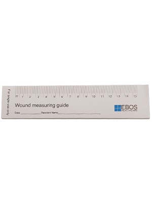 WOUND MEASURE RULER PAD 5x50's