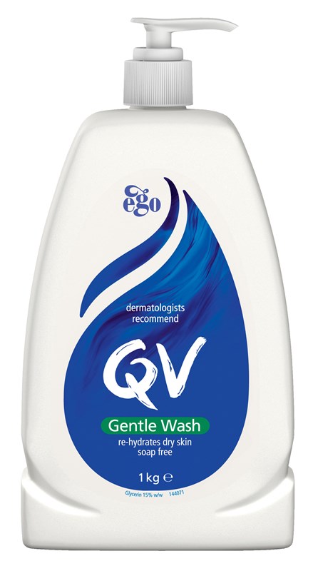 QV Gentle Wash 1kg Alternative Pump Soap Free Hydration