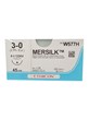PERMA-HAND* Silk Sutures Black 45cm 3-0 CX-1 22mm - Box/36