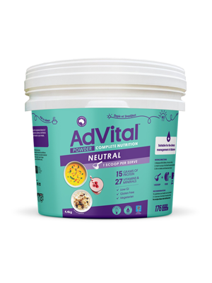 AdVital™ Nutritionally Complete Neutral Powder 4.4kg Pail