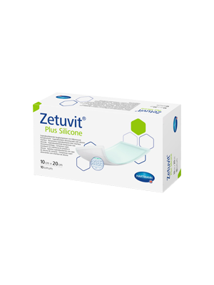 ZetuvitĀ® Plus Silicone Dressing 10cm x 20cm - Pkt/10
