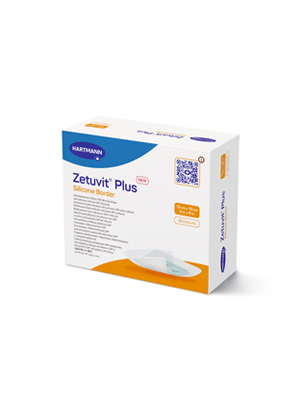 Zetuvit Plus Silicone Border Dressing 10cm x 10cm - Box/10