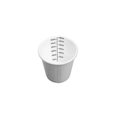 Haines Paper Medicine Cups 60mL White - Box/2000