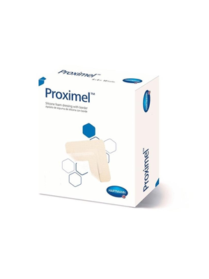 Proximel Gentle Silicone Five-Layer Foam Bordered Wound Care Dressing 2x2