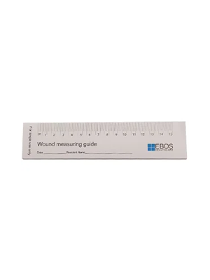 Specialised Wound Dimensions Measuring Ruler Guide Hartmann