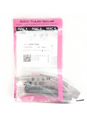 Laryngoscope Blade and Handle MAC4 Rusch Trulite Secure 155mm