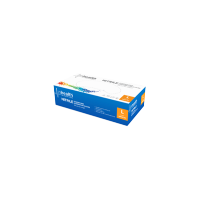 inhealth Examination Gloves Nitrile Powder Free Large