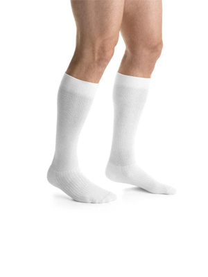 Activewear Compression Socks Jobst Large White 15-20mmHg