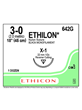 ETHILON* Nylon Sutures Black 45cm 3-0 X-1 22mm – Box/12