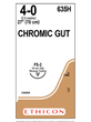 CHROMIC GUT Sutures Undyed 70cm 4-0 FS-2 19mm - Box/36