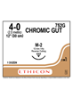 CHROMIC GUT Sutures Undyed 30cm 4-0 M-2 13mm - Box/12
