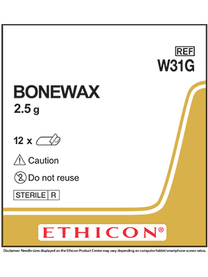 Bonewax Needleless Sutures 2.5g Natural - Box/12