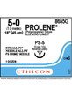 PROLENE* Polypropylene Sutures Blue 45cm 5-0 PS-5 13mm - Box/12