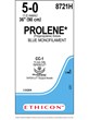 PROLENE* Polypropylene Sutures Blue 90cm 5-0 CC-1 13mm - Box/36