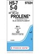 PROLENE* Polypropylene Sutures Blue 45cm 5-0 BV-1 9.3mm - Box/36