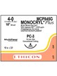 MONOCRYL® Plus Antibacterial Sutures Absorbable Undyed 4-0 45cm - Box/12