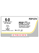 PDS® Plus Antibacterial Suture Violet 6-0 75cm - Box/36