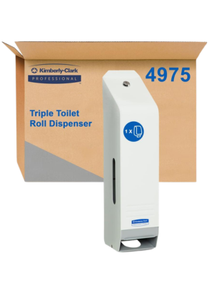 Kimberly-Clark Professional 3 Roll Toilet Tissue Dispenser White