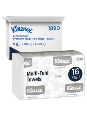 KLEENEX® Multifold Hand Towels 24cm x 23.5cm Carton 16