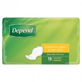 Depend Anatomics Super Plus 4 x 15's - Ctn/4