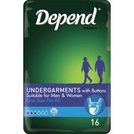Depend Undergarment - Ctn/16