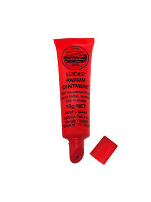 Lucas Papaw Ointment with Lip Balm Applicator for chapped lips 15g