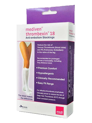 Thrombexin Mediven Anti-Embolism Knee Length Stocking 18 Large