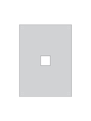 Plastic Drape With Fenestration 78cm x 108cm - Pkt/100