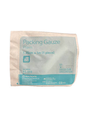Packing Gauze 1.25cmx1m Mgate 11-111 Ea
