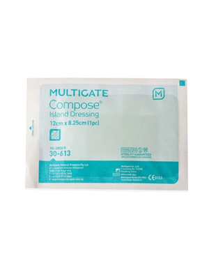 Compose Adhesive Island Dressing Multigate 12cm x 8.25cm