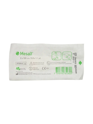 Mesalt Absorbent Wound Dressing Molnlycke 2cm x 100cm