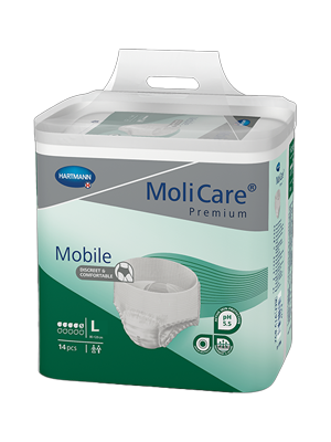 MoliCare Premium Mobile 5 drops Large - Ctn/4