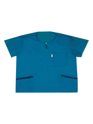 BARRIER® Extra Comfort Scrub Shirt Small Blue- Ctn/48