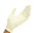 Innova Latex Powder Free Textured Exam Glove Large - Box/100